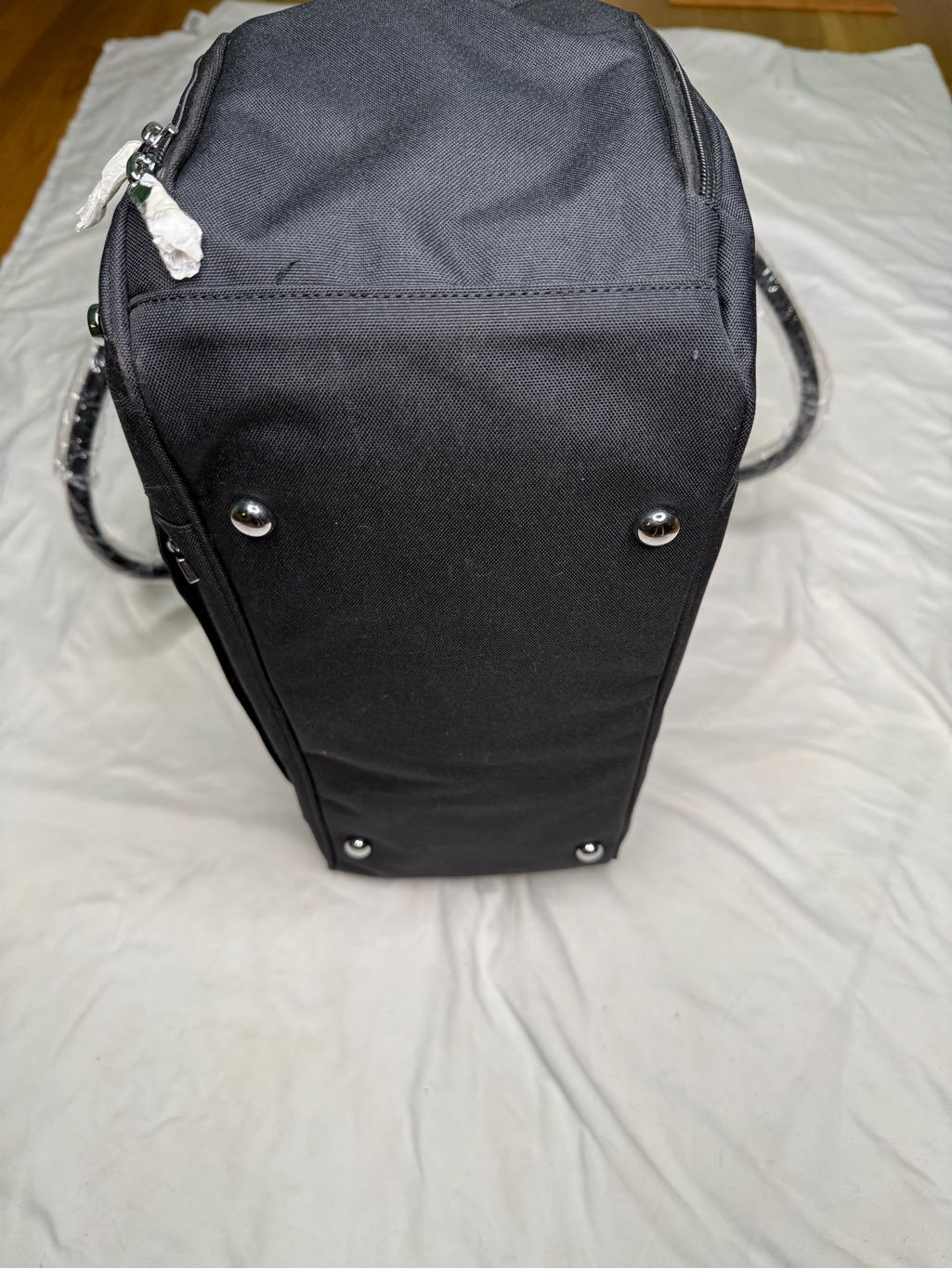 Nwt Sarah Wells Claire Breast Pump Bag - Classic Black Luxury Diaper Tote — image 8 of 8